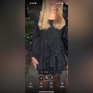 Rompersparkly pattern from local boutique. Looks more like a dress.